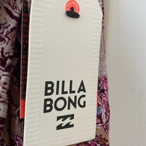 NWT BILLABONG • Long Sleeve Boho Top Blouse Size Small - Picture 5 of 5